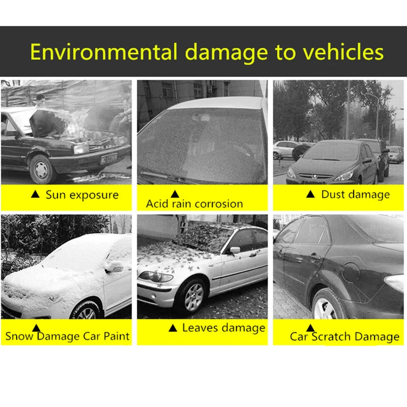 Full Exterior Car Cover for Sedan and SUV, 8 Sizes