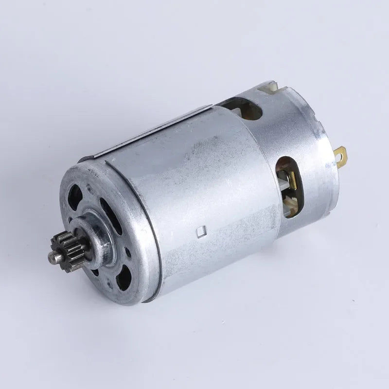 RS550 DC Motor 8.2mm /9.5mm 9- 14Teeth Gear Micro Motor 25000RPM Electric Saw Motor for Rechargeable Hand Saw / Electric Drill