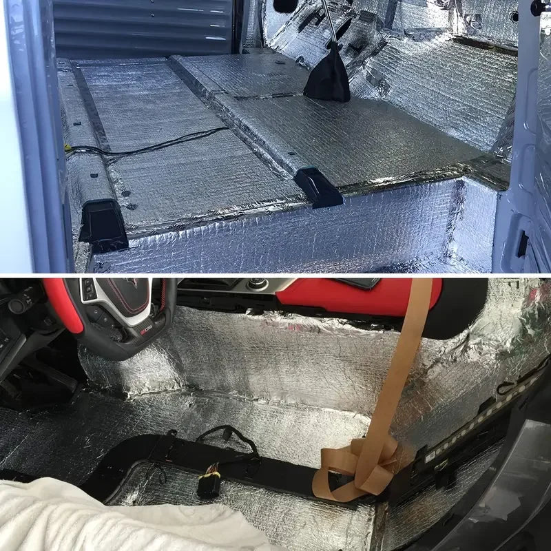Closed cell foam sound deadening mat for car hood and panels, 5mm and 10mm