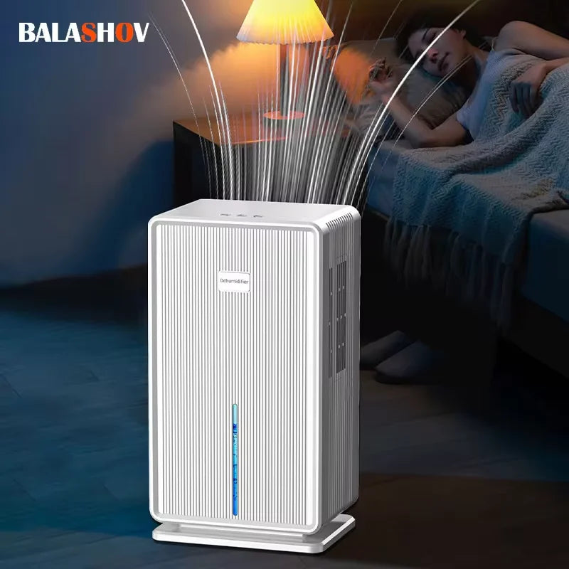 Electric Compressor Dehumidifier for Bathroom, Basement & Indoor Use