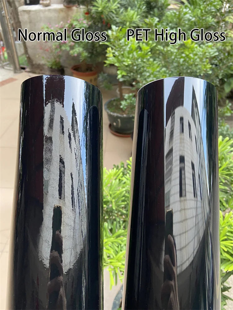 Gloss Black Vinyl Wrap for Car, Truck & Motorcycle Trim - image 4