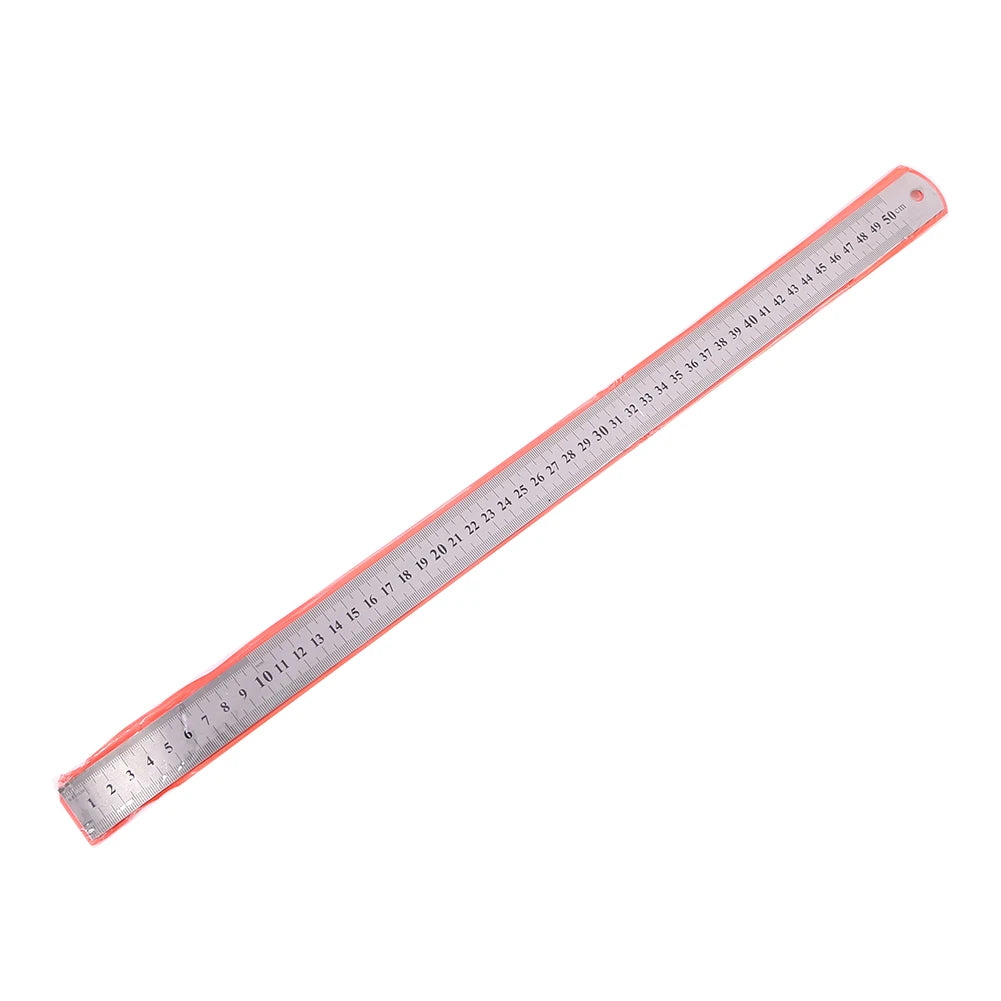 Stainless Steel Straight Ruler – Metal Measuring Scale