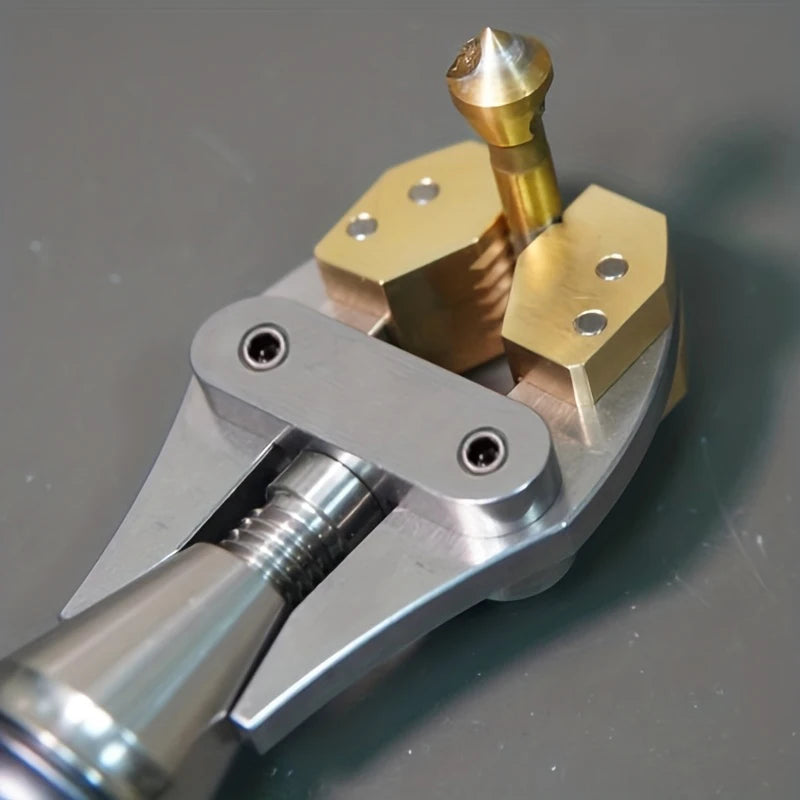 Hand Held Vise with Brass Jaws - Adjustable Clamp for Wire & Jewelry - image 10