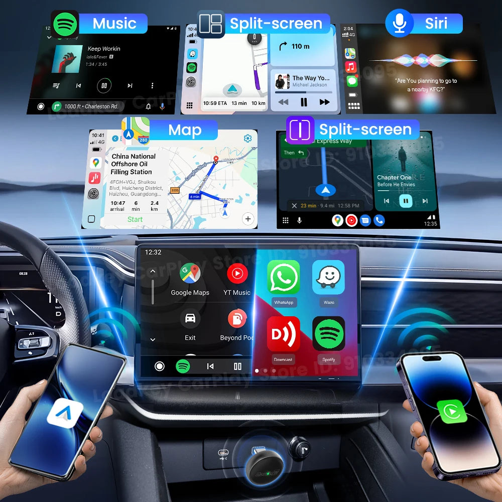 CarlinKit Mini Ultra3 Wireless CarPlay & Android Auto Adapter - image 3