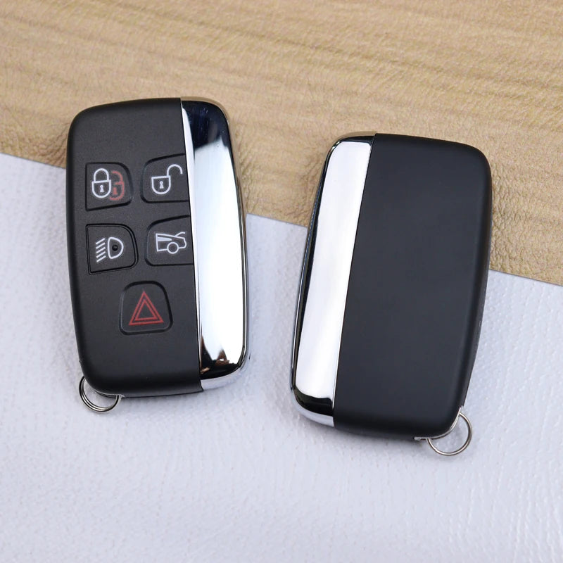 Car Key Housing Key Case Shell for Jaguar XE XJ XF Guitar for Land Rover Range Rover Sport Evoque Freelander Velar Discovery 4