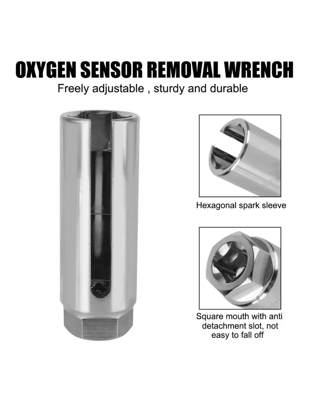 Car Oxygen Sensor Removal and Installation Tool 22mm 1/2" Drive Socket Wrench Special Tool For Repairing