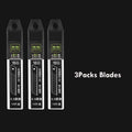 Larger Size Metal Stainless Utility knife Heavy Duty Art Cutter Knife Sharpness Industrial Grade couteau Box Opening cutter tool