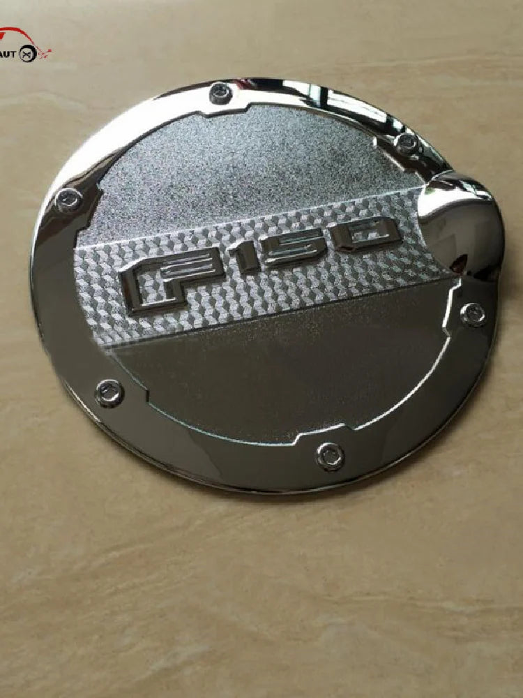 3D Chrome Fuel Tank Cap Cover for Ford F-150 (2015-2020) - image 3