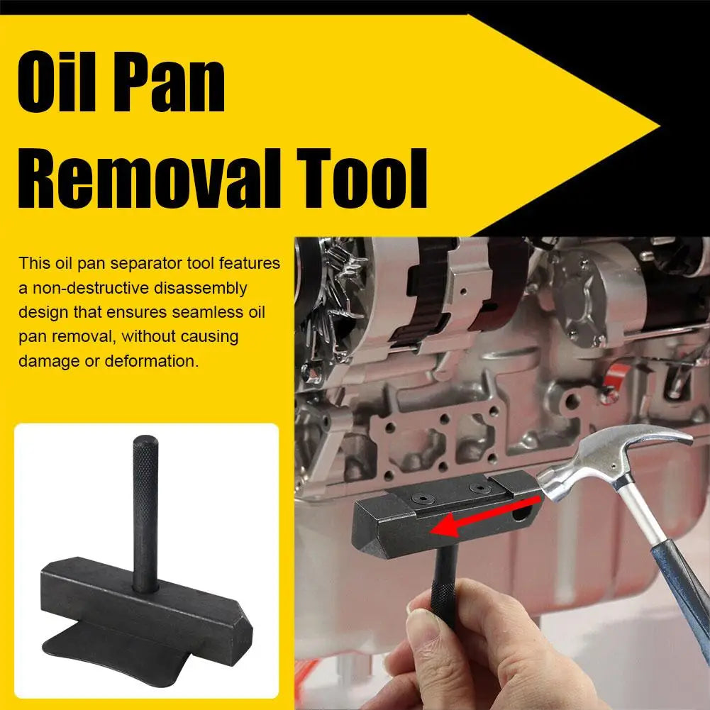 Oil Pan Separator Tool Sturdy Engine Oil Tray Seal Cutter Motorcycle Oil Tray Engine Oil Drain Pan Separator Tool Remover