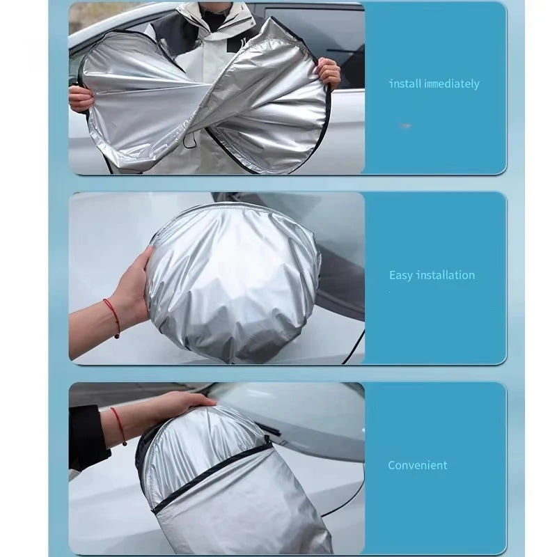 Car Windshield Sun Shade Blocks UV Ray Reflector Auto Window Sun Shade Visor Shield Cover Protector Foldable Parasol