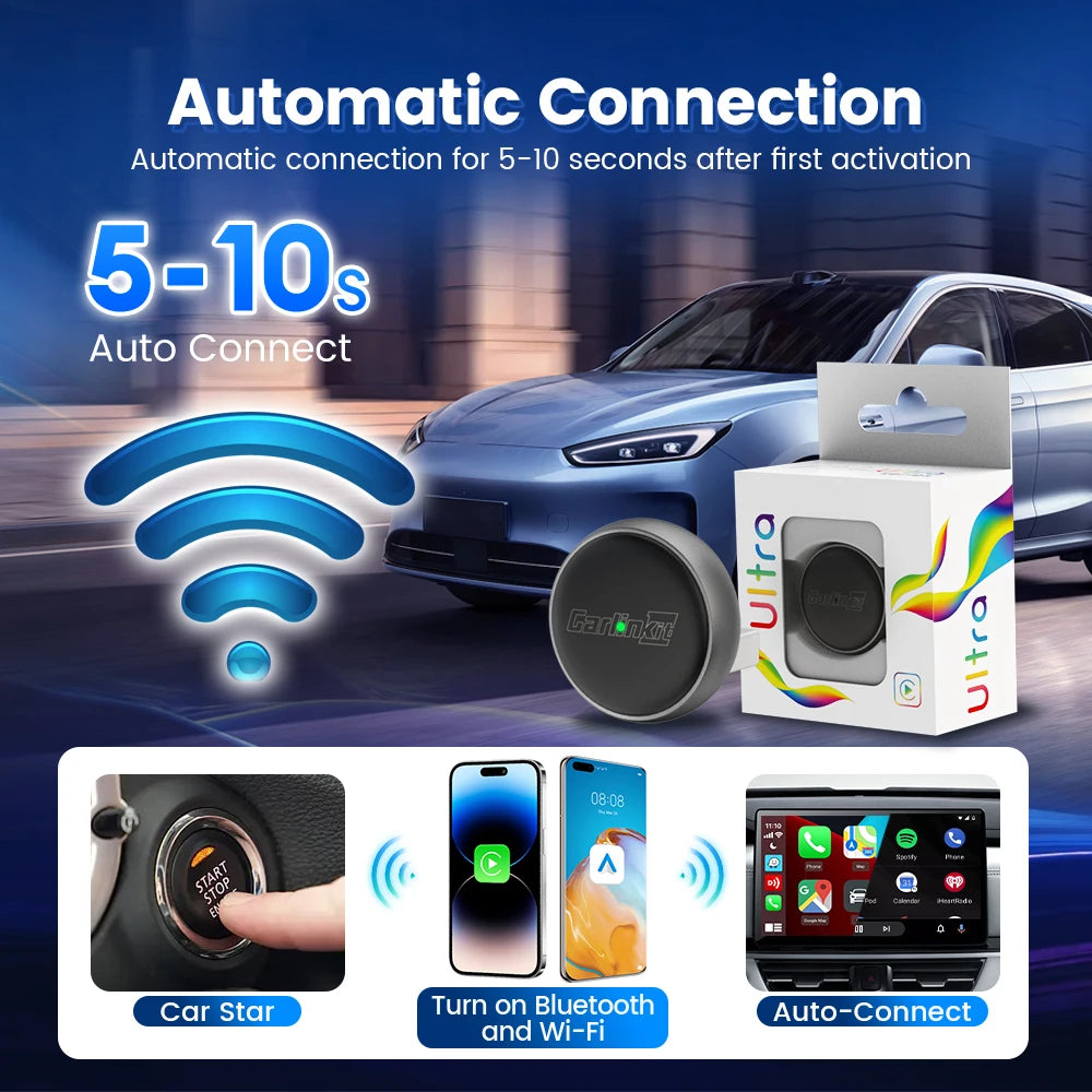 CarlinKit Mini Ultra 3 Wireless CarPlay & Android Auto Adapter - image 6