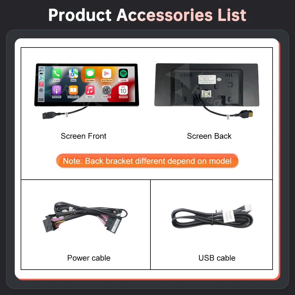 12.3'' Wireless CarPlay Display for BMW 1/2 Series F20/F21 - image 6