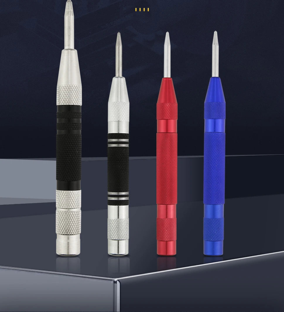Tooleye Adjustable Spring Loaded Automatic Center Punch Tool - image 8