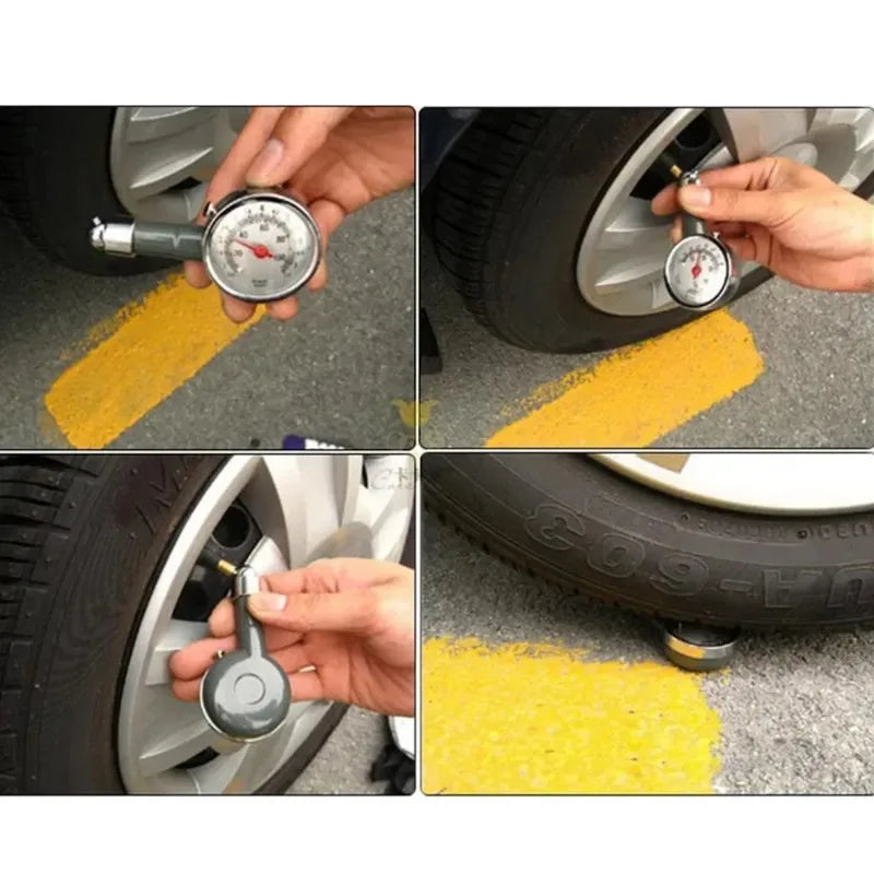 Digital Tire Pressure Gauge - High Precision PSI/Bar/kPa Reading w Deflation Valve Tool for Car Truck Motorcycle Bike Auto Care