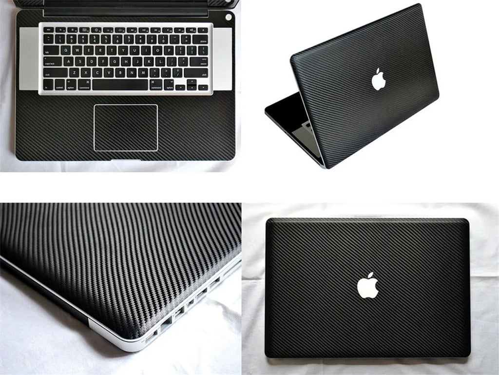 Black 3D Carbon Fiber Vinyl Wrap Roll for Car Customization - image 6