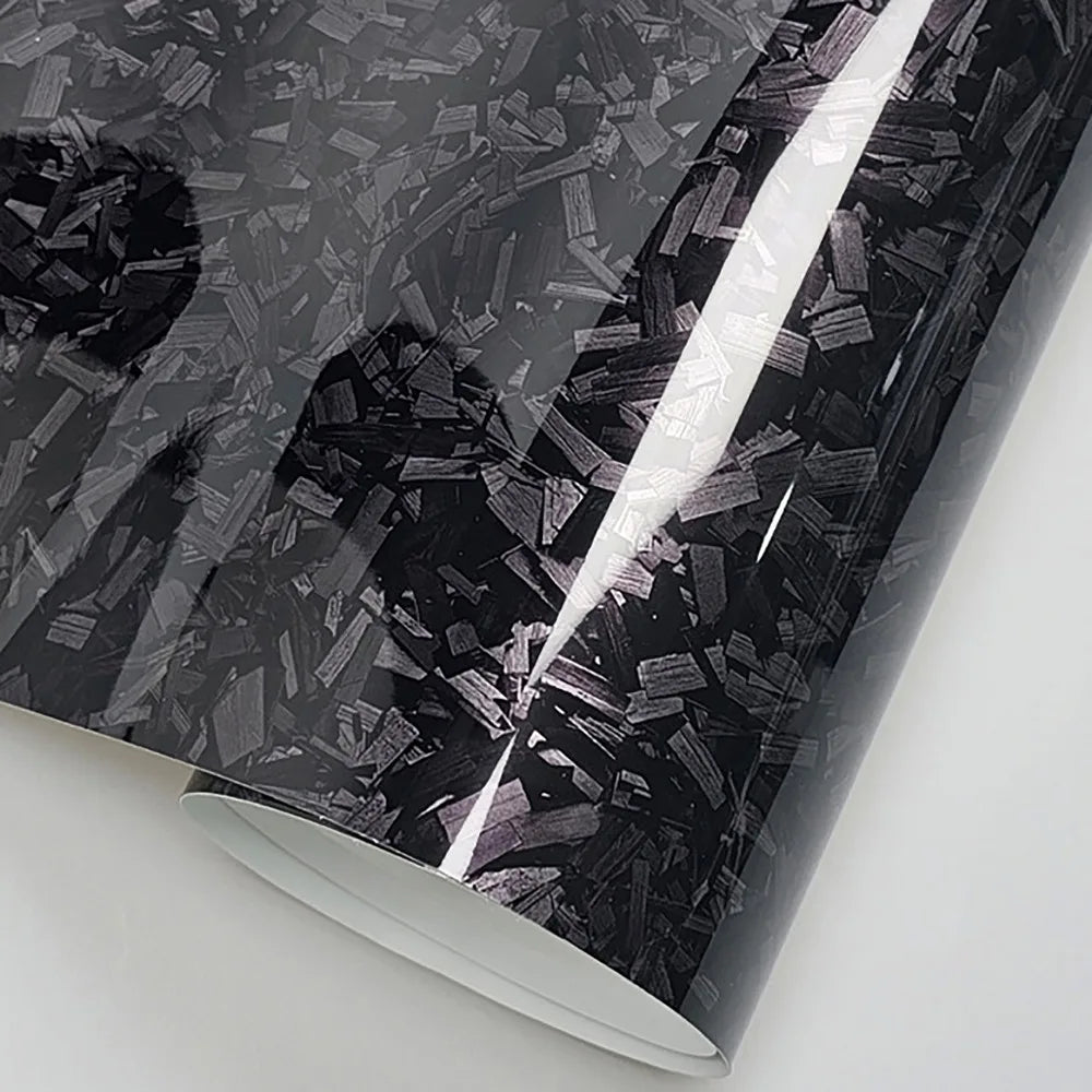 50 x 30cm Carbon Fiber Vinyl Wrap Film, High Gloss 3D 6D Effect - view 15
