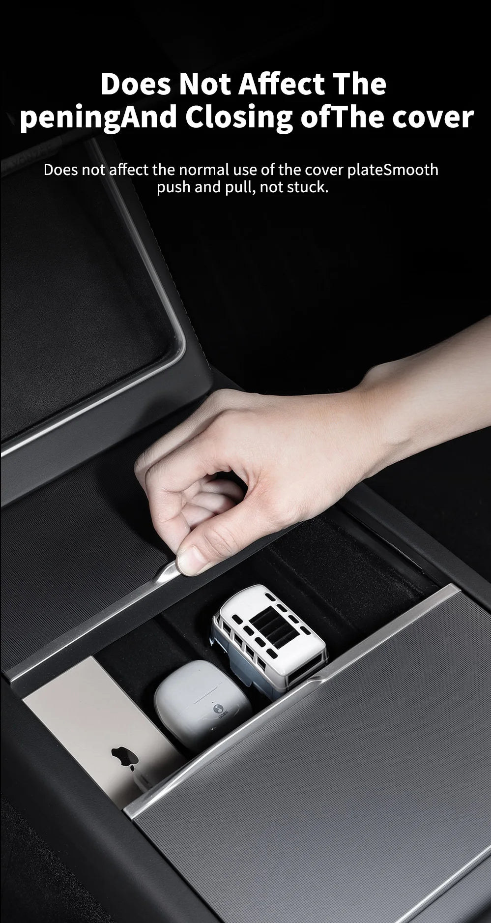 Center Console Storage Box for Tesla Model 3 and Model Y