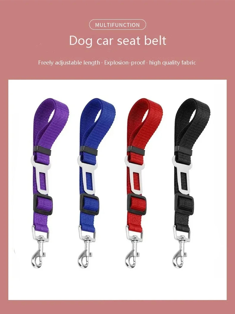 Heavy-Duty Adjustable Dog Car Seat Belt - image 8