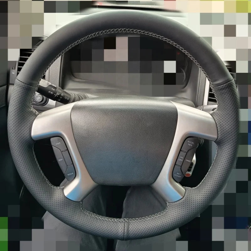 Microfiber Leather Steering Wheel Cover for Chevy/GMC Truck