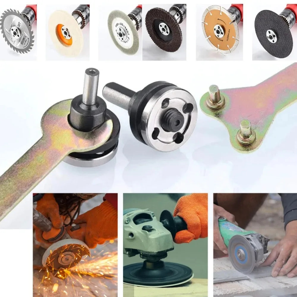 10mm Electric Drill to Angle Grinder Converter Connecting Rod Adapter Set Grinding Cutting Disc Power Tool Accessory