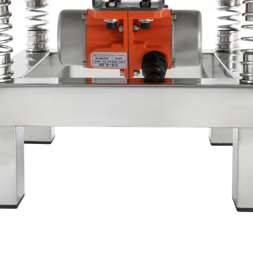 Concrete vibration table 35x35cm, 50W stainless steel vibrating platform