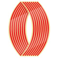 Reflective Wheel Rim Stripe Tape Set for 14-18 Inch Motorcycle Rims