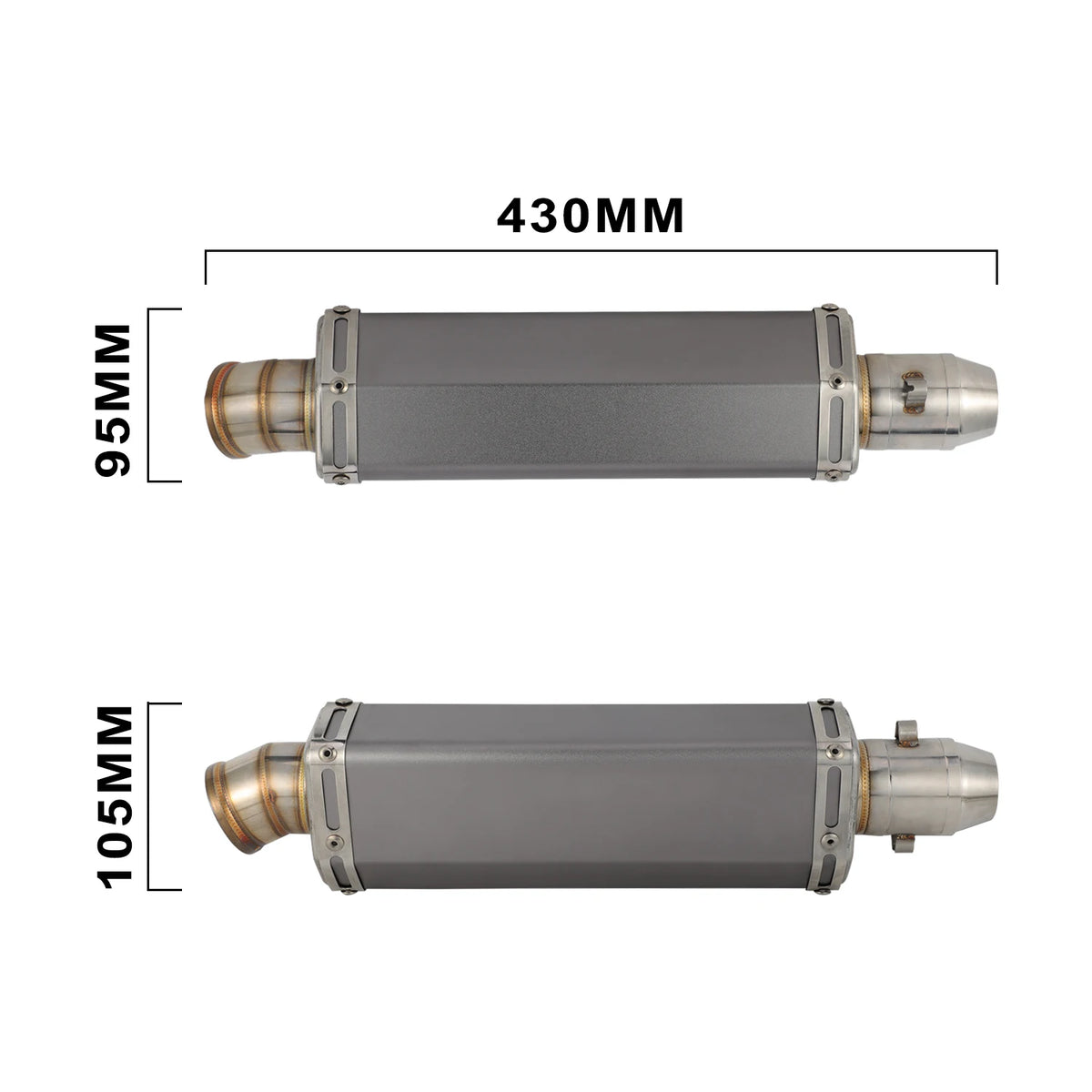 38-51mm Universal Exhaust Muffler for Dirt & Pit Bikes - image 4