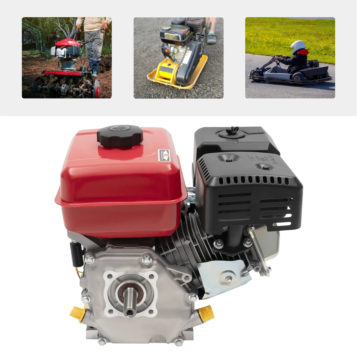 212cc 7.5HP 4-Stroke Gas Engine with Recoil Start for Pumps and Karts