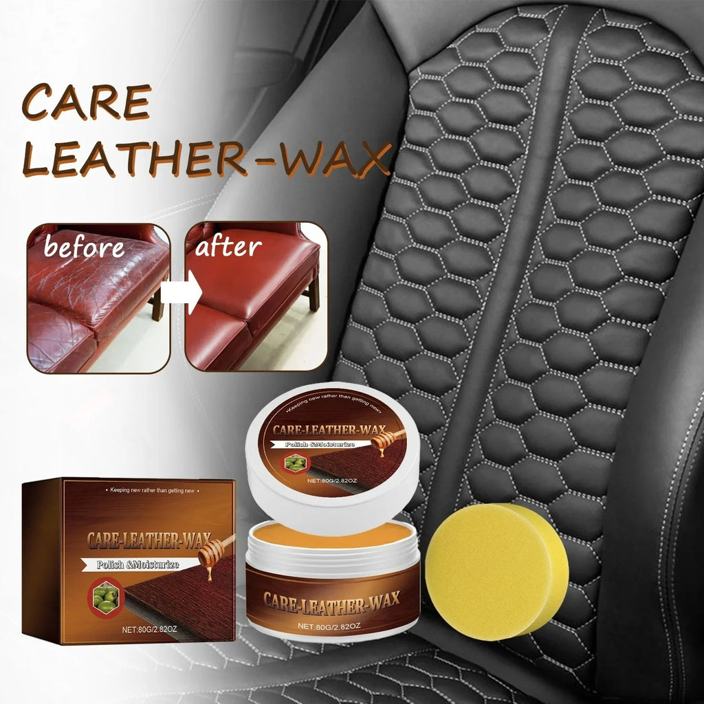 Beeswax Leather Repair and Conditioning Wax, 80g