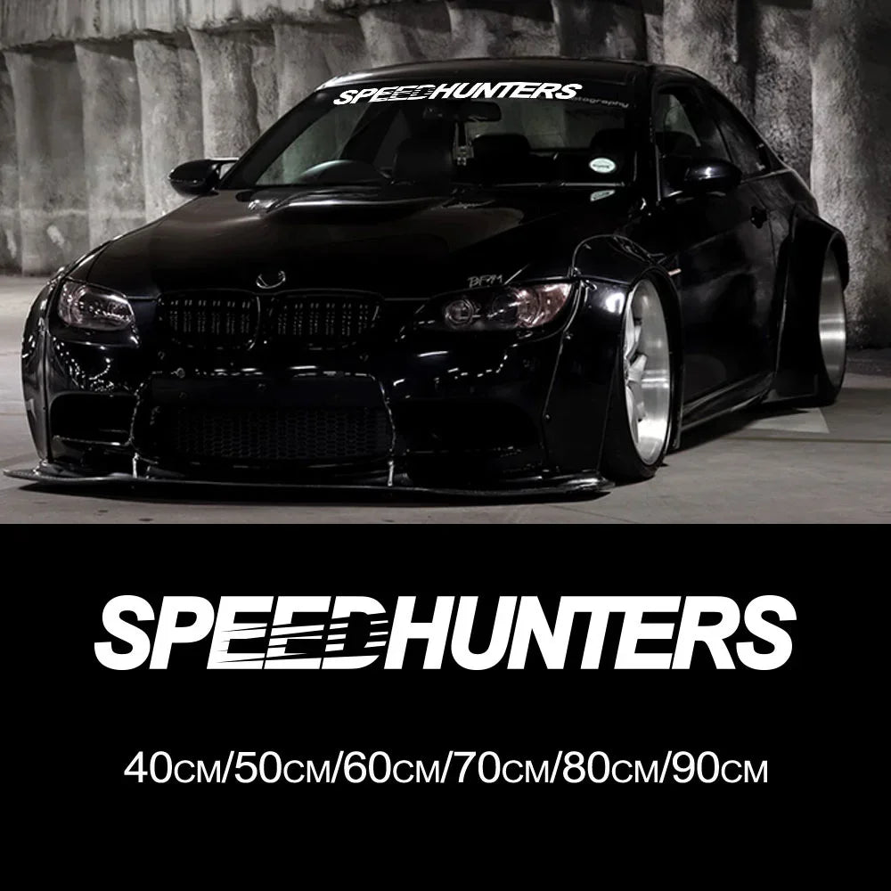 Speed Hunters Waterproof Vinyl Car Sticker Decal - Fits All Vehicles