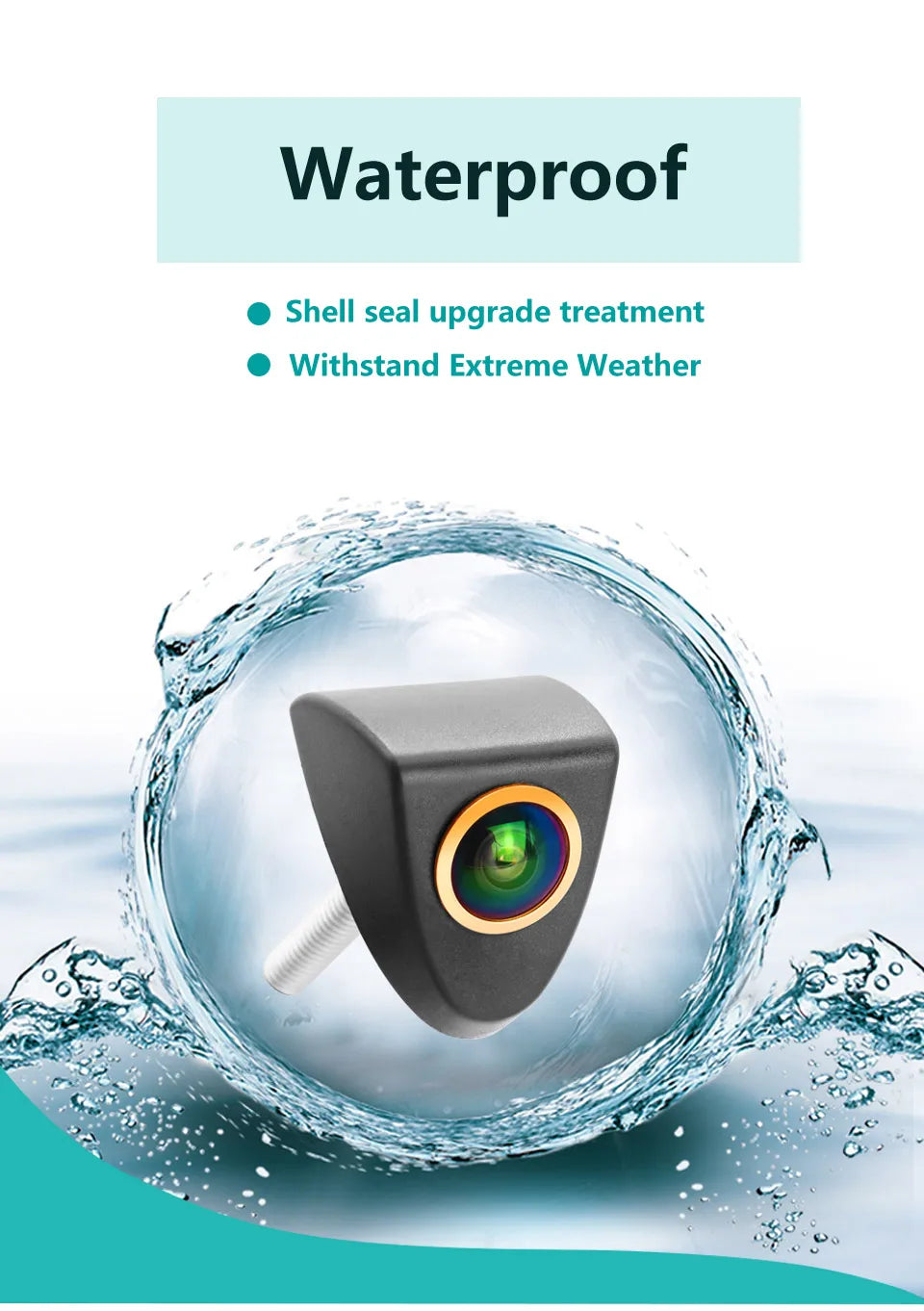QMKJ 1080P Front View Logo Camera for Toyota, 180° Wide Angle - image 16