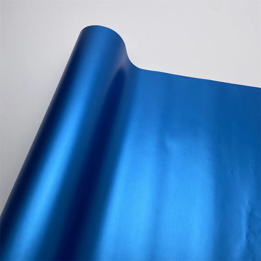 Satin Chrome Vinyl Wrap Film – Air Release Car Sticker - image 15