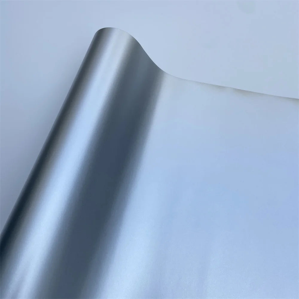Satin Chrome Vinyl Wrap Film – Air Release Car Sticker - image 7