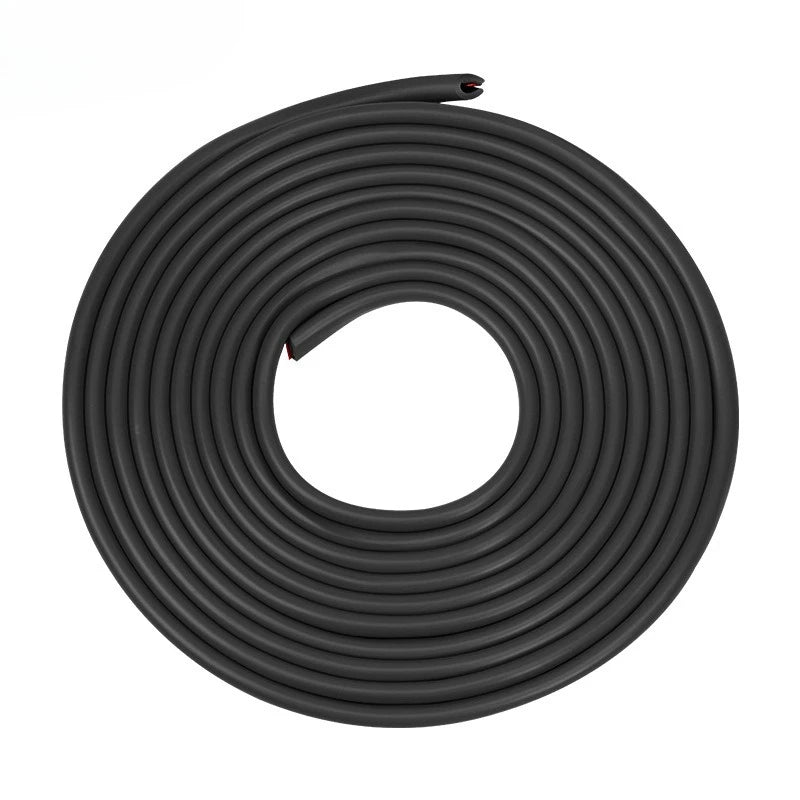 5M U-Shaped Car Sealing Strips - Transparent Edge Protection - image 6