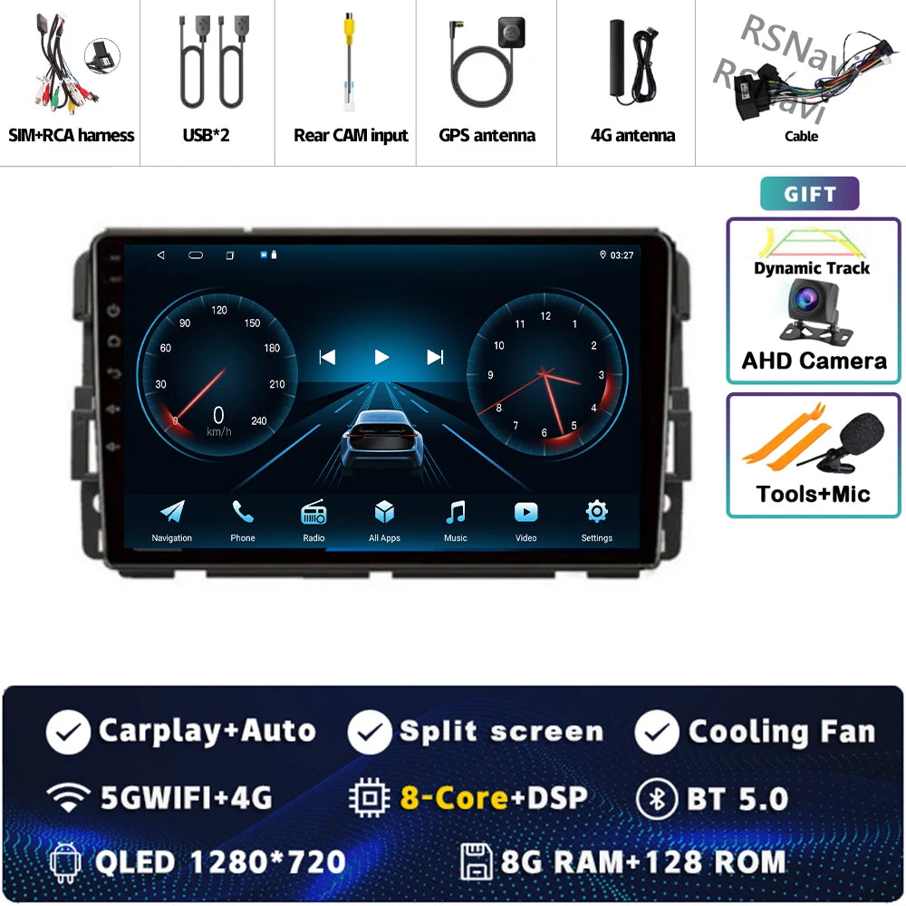 9" Android Car Stereo for Chevy GMC with CarPlay & Android Auto - image 41