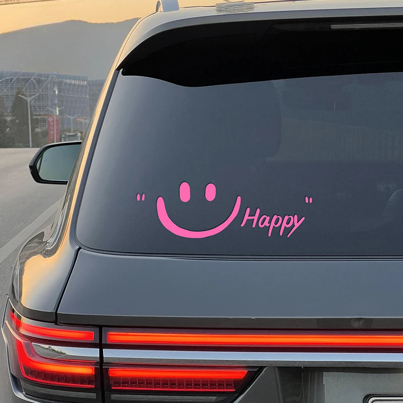 Smiling Face Motorcycle Vinyl Decals for Tank, Fender and Helmet - view 6