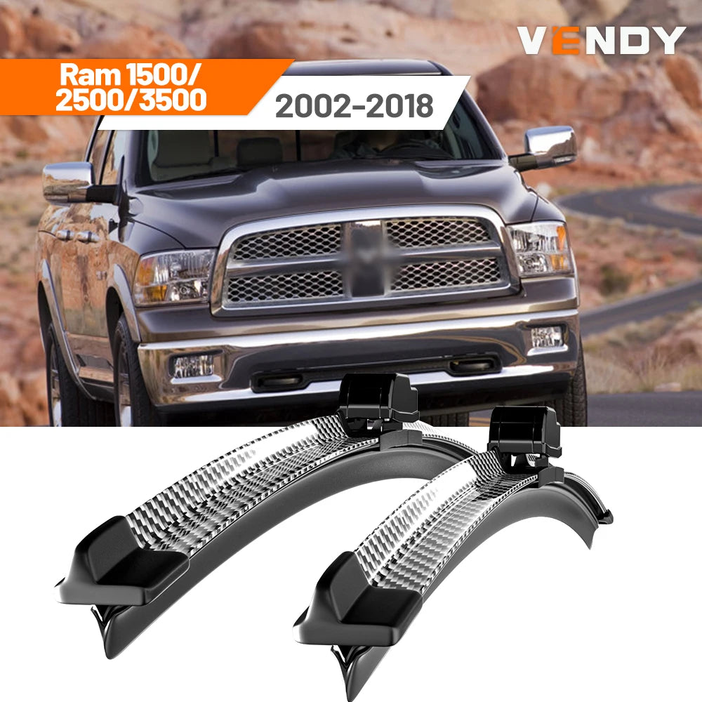 2PCS Front Windshield Wiper Blades for Dodge Ram 1500 2500 3500 02-18