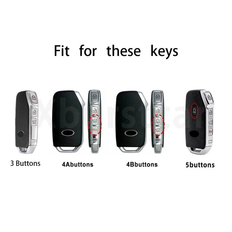 Clear TPU Key Fob Cover for Kia Sportage, Sorento, Telluride & More