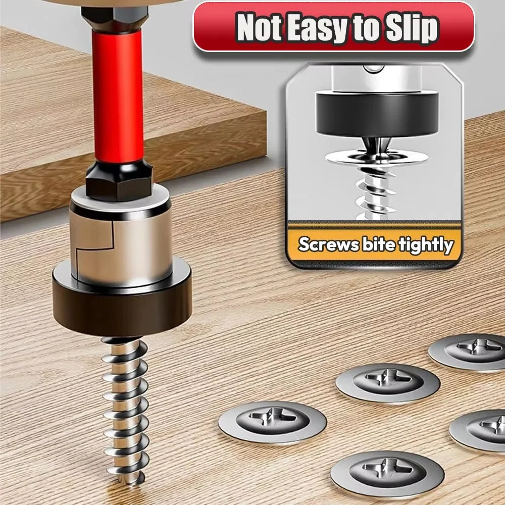 Anti Slip Bits Magnetic Screwdriver Bit Set S2 Alloy Steel Impact Resistance Bits-3/6/12Pcs Suitable for Electric Drills