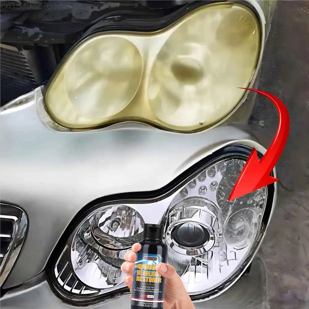 Headlight Restoration Liquid for Yellowed and Hazy Headlights