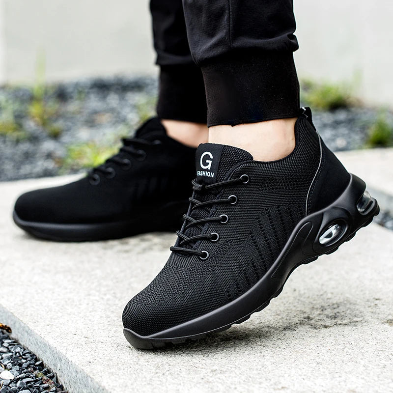Men's Steel Toe Anti-Smash Work Sneakers & Tactical Boots - image 6