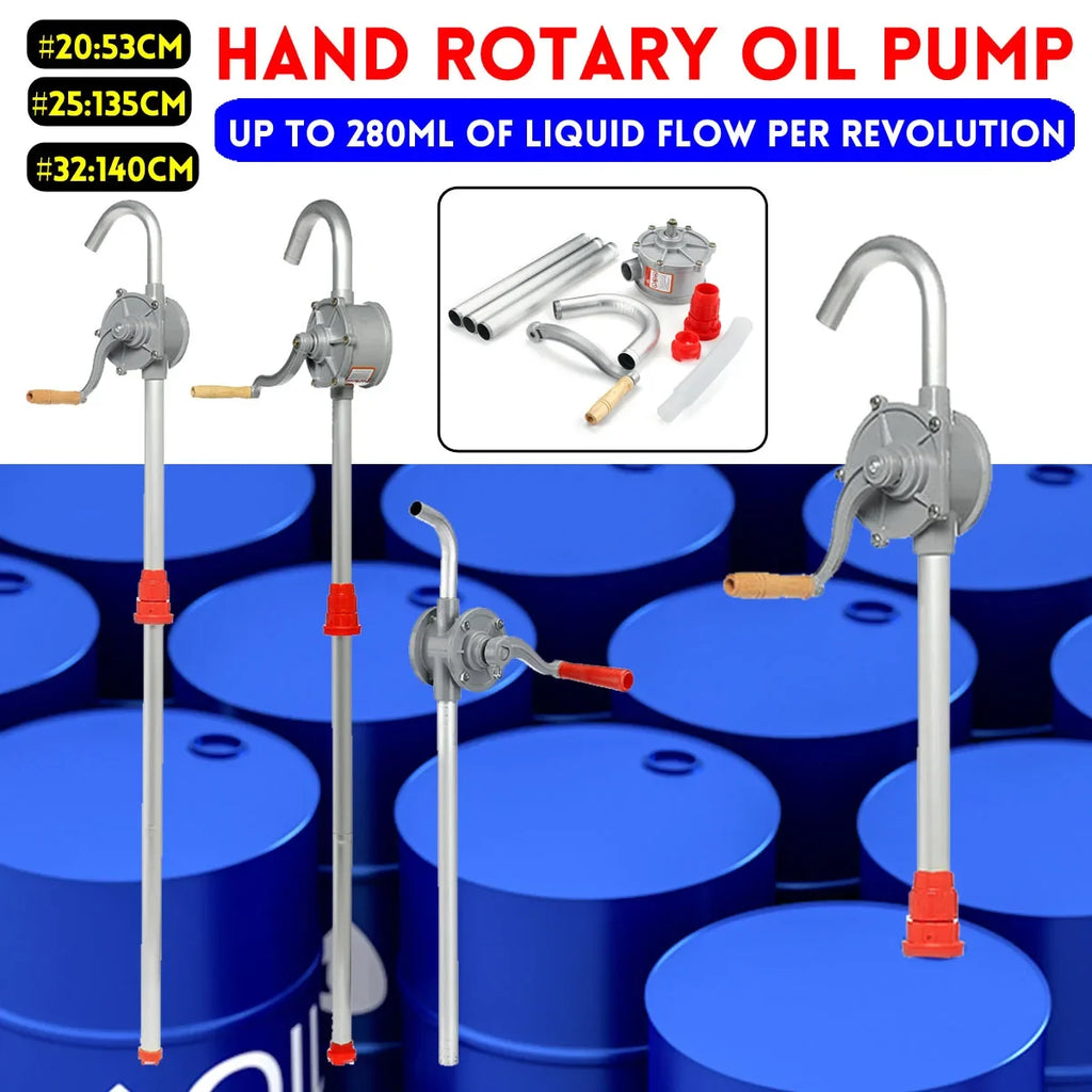 Heavy Duty Manual Rotary Hand Pump for Oil, Diesel and Fuel Barrels