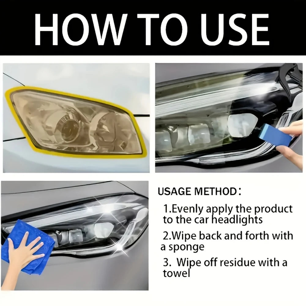Headlight Restoration Spray - Clear & Lasting Shine (100ml) - image 8