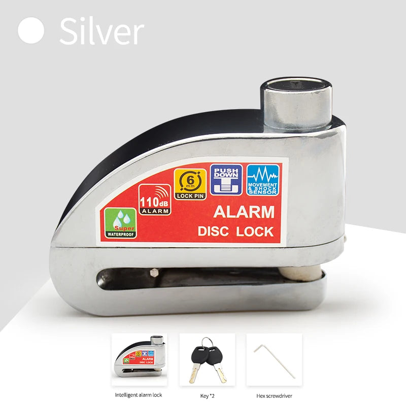 Aluminum Disc Lock Alarm for Motorcycles & Bicycles - image 22