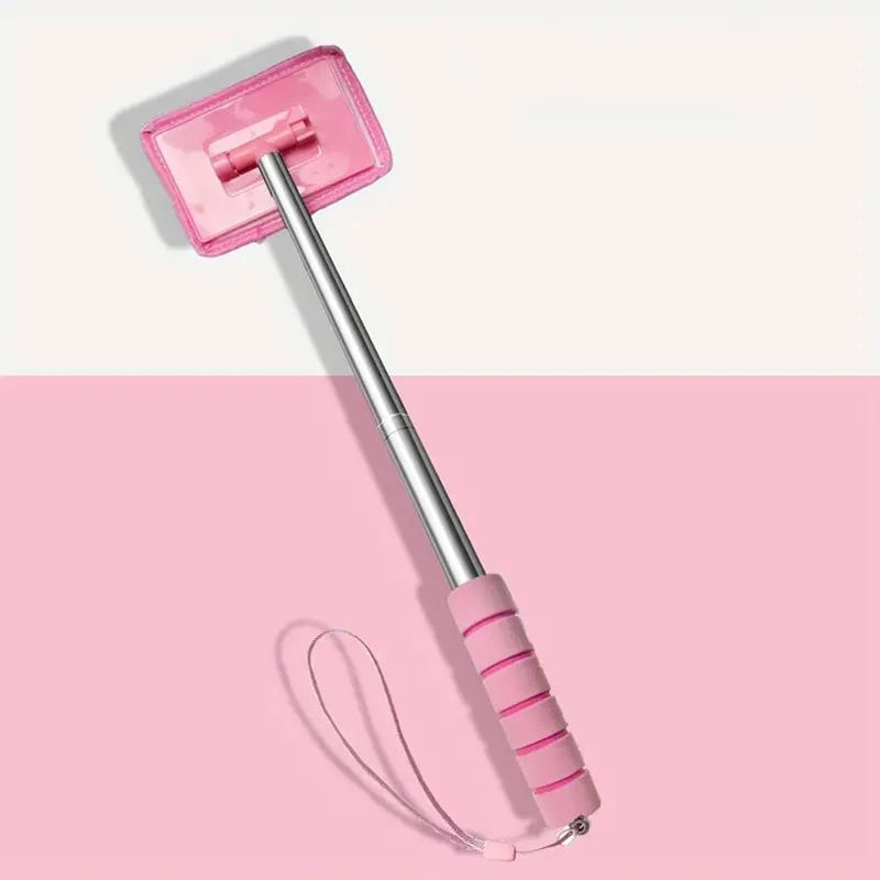 Telescopic Windshield Squeegee and Glass Cleaning Tool