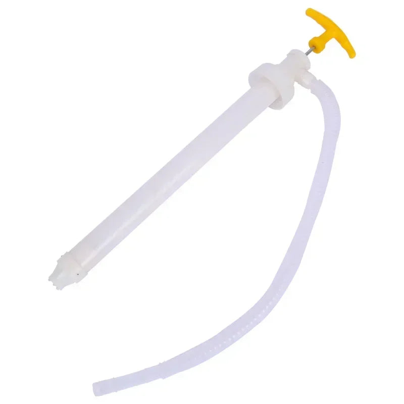 Manual Liquid Transfer Hand Pump for Oil Drum Fuel Extraction, Backflow Prevention