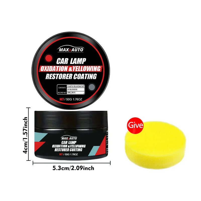 Headlight Restoration Polishing Paste
