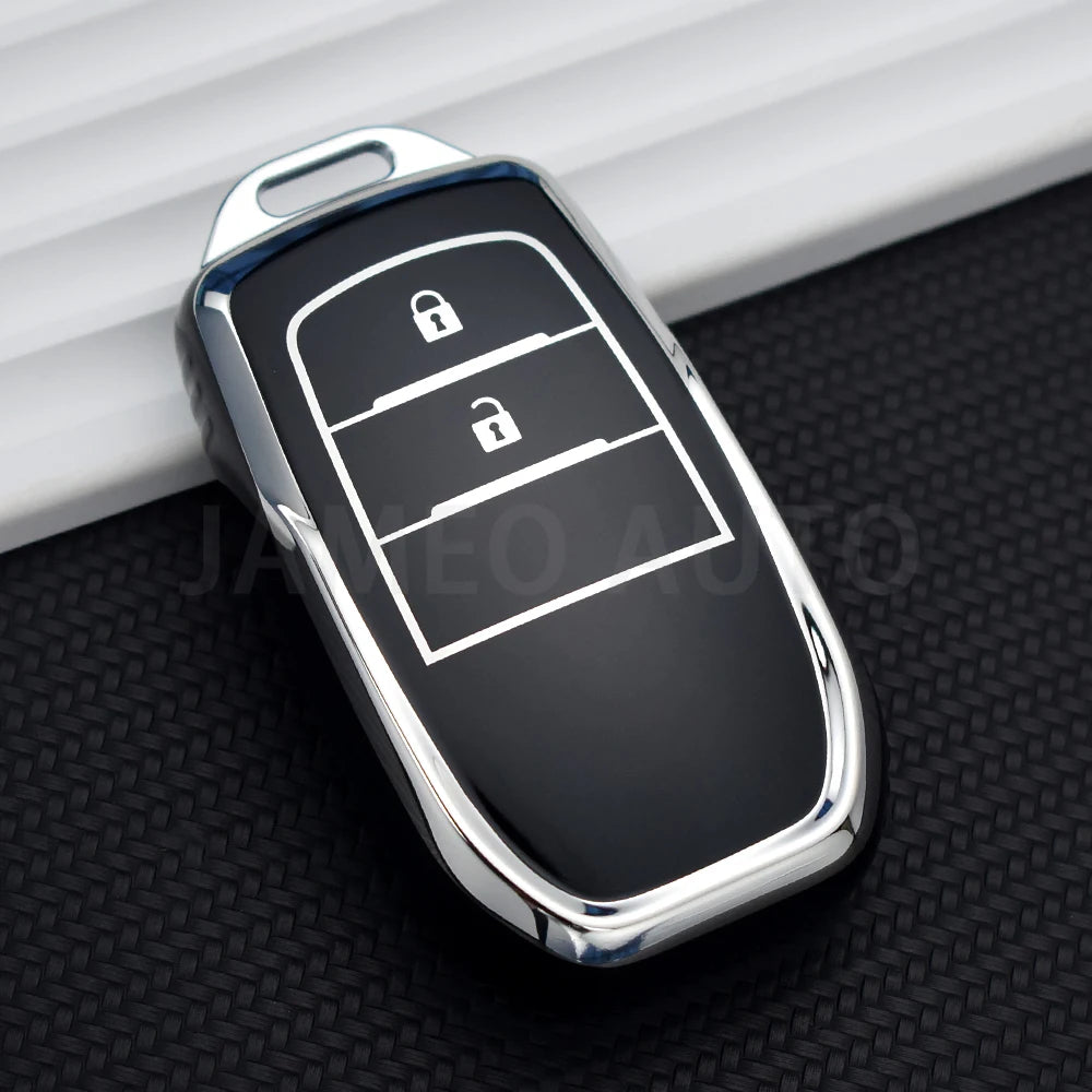 TPU Anti-Scratch Key Case Cover for Toyota Models - image 5