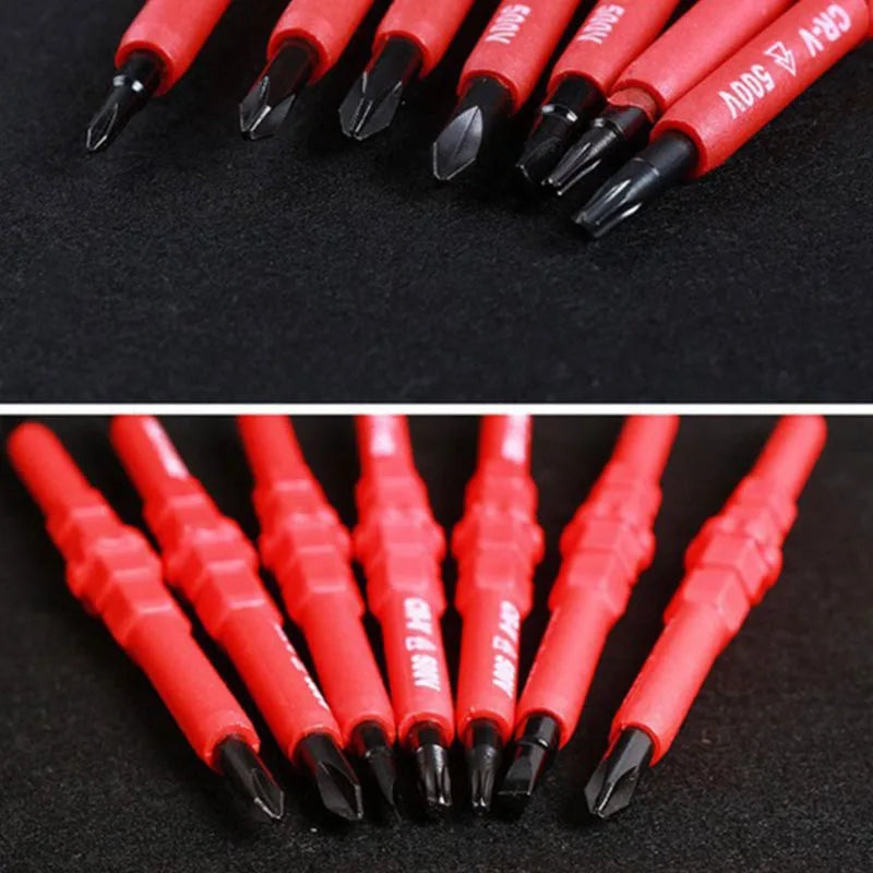 15Pcs 1000V Insulated Screwdriver Set Electrician Kit Magnetic Bits - image 12