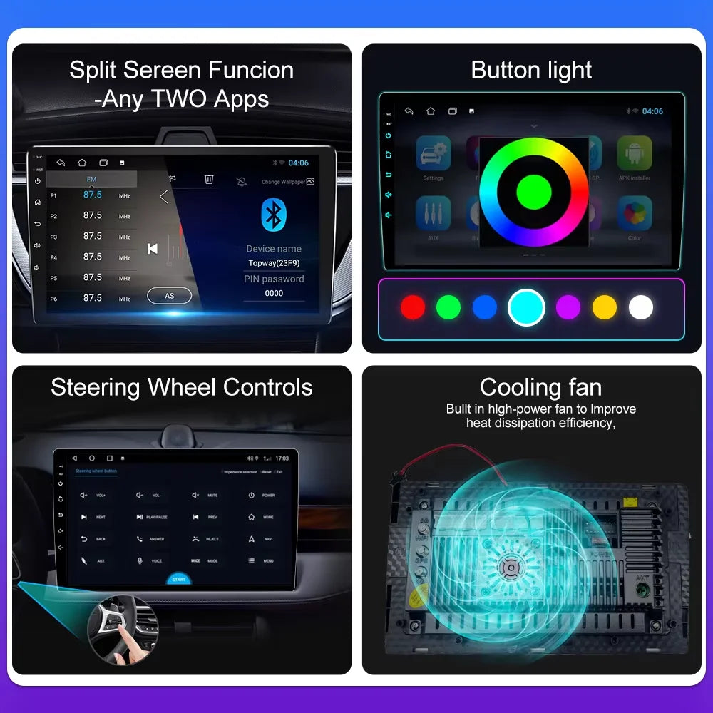 Android 16 9-Inch Car Multimedia Player for Ford S-MAX & Galaxy - image 4